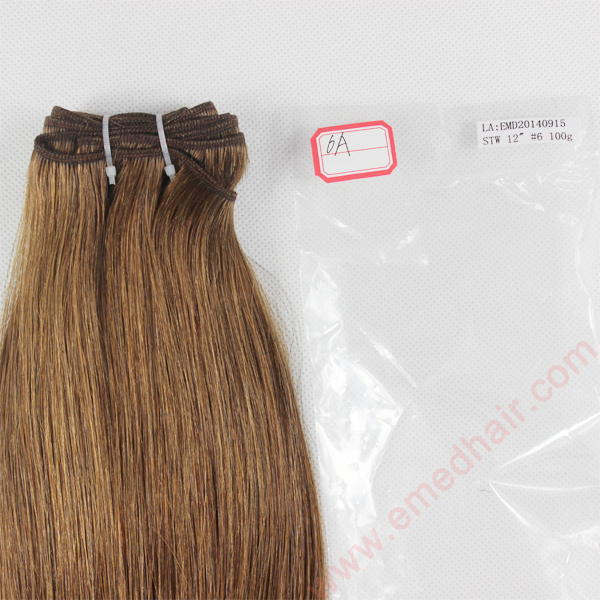 All types of brazilian human hair weave,grade 10a cuticle aligned raw virgin hair color #6,human hair bundles vendors.HN169